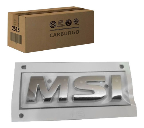 Emblema Msi Tampa Traseira Gol Original Volkswagen