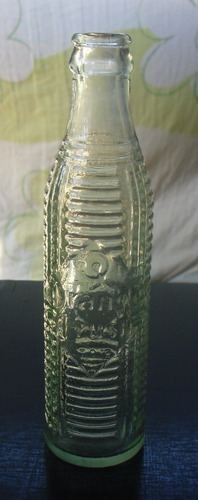 Imagen 2 de 6 de Orange Crush A Relieve Botella Antigua De Coleccion
