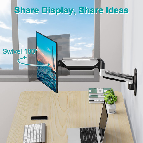 Soporte De Pared Para Monitor Pro Single Para Pantallas De 1