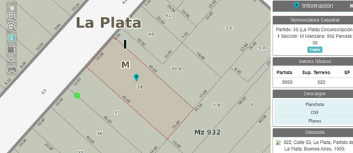 Imagen 3 de 4 de Venta Lote Uc/2 63-13 Y 14 De 600mts