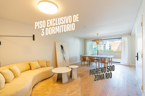 Departamento En Venta, Piso Exclusivo De 3 Dormitorios, Moreno 500 En Zona Rio, Centro De Rosario
