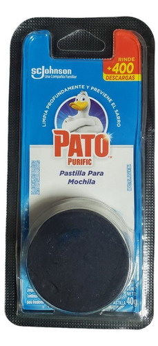 Pato Purific Pastilla Para Mochila X 40 Gr X 2 Un