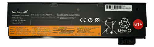 Bateria Notebook Lenovo Thinkpad T470 T480 T570 T580 P51s