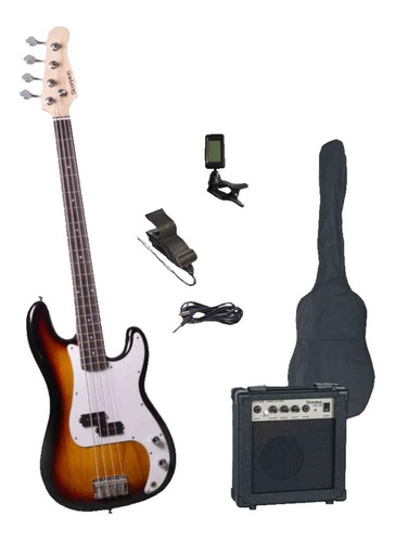 Set De Bajo Electrico Scorpion Psb-200 Sb