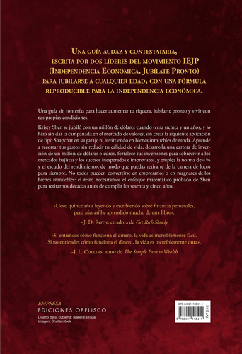 Jubílate siendo millonario: Sin trucos, sin suerte ni fideicomisos, de Shen, Kristy. Editorial Ediciones Obelisco, tapa dura en español, 2022