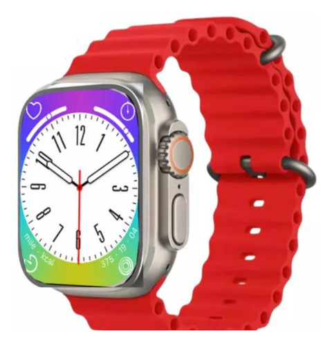 Reloj T900 Ultra Smartwatch Rojo / Recibe Llamadas