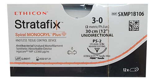 Hilo Stratafix Unidireccional Monocryl Plus 3-0 Js Sxmp1b106