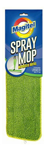 Magitel Repuesto De Microfibra Spray Mop, Verde, 48560pt