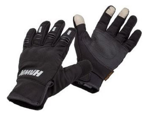 1 Par Guantes Custom Garage Moto  Negro Talle M Dedo Tactil