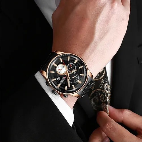 Reloj Para Hombre Curren Análogo Multifuncional Calendario