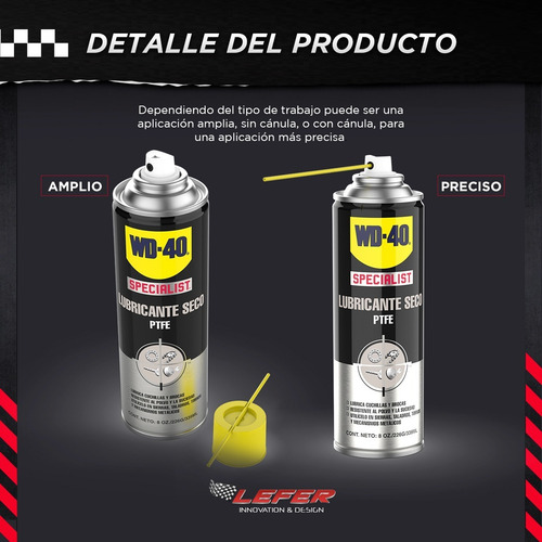 Imagen 6 de 8 de Wd-40 Lubricante Seco Specialist 226g Multiuso X 2