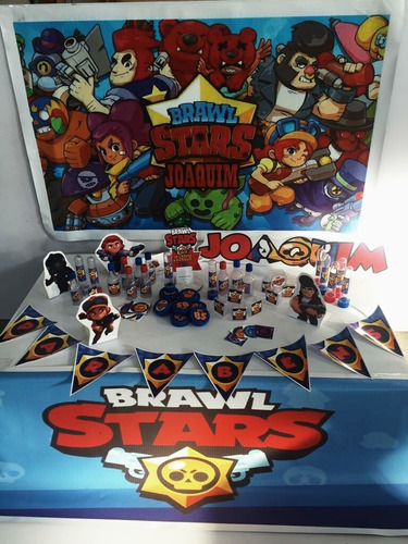 Painel Brawl Stars 3x2m Mercado Livre - decoracao de festa brawl stars