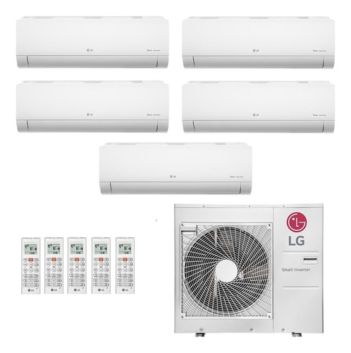 Ar-condicionado Multi Inverter Hw LG 36k (3x9k+2x12k) Qf 220