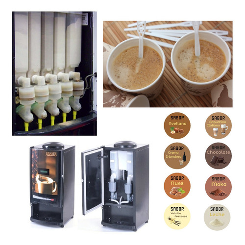 Imagen 3 de 5 de Café Capuchino Instantáneo Máquinas Vending Sabores Etnia 52
