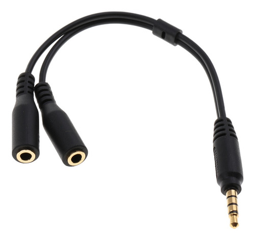 Adaptador De Divisor De Sonido De 3,5 Mm A 2 Auriculares De