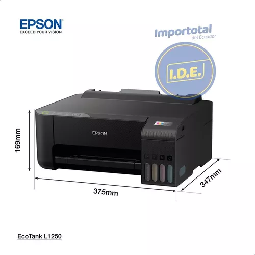 Impresora Epson L1250 / Tinta Continua, Wifi Y Sin Escáner