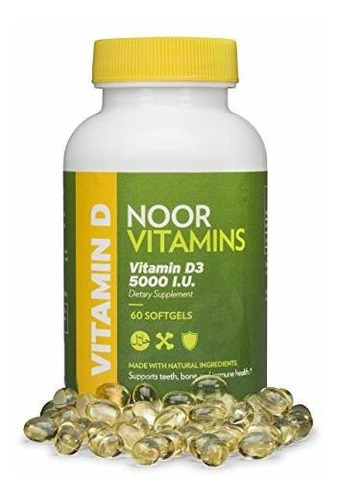 Noorvitamina S Vitamina A D3 5000 Ui Softgels I Apoya Hueso