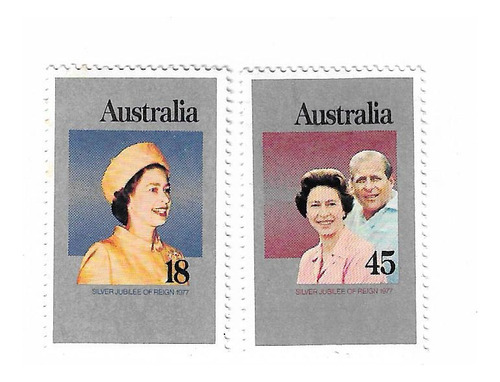 Australia 1975 Aniversario Elizabeth I I Serie Mint 612/13