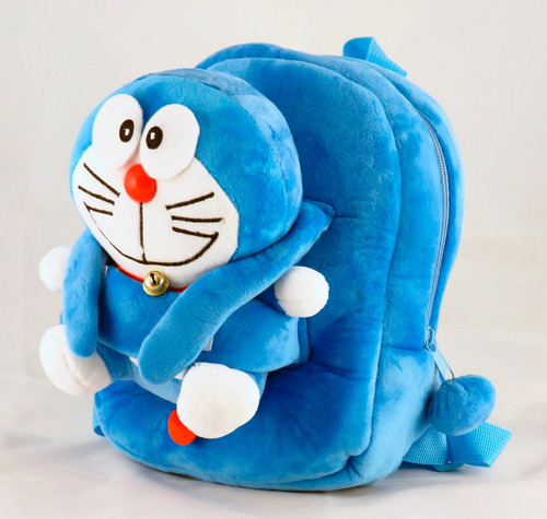 Mochila Doraemon Con Peluche Desmontable Gato Cósmico