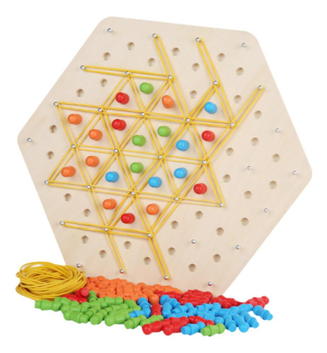 Juego Juguete Ajedrez Educativo Triangular De Con Cadena