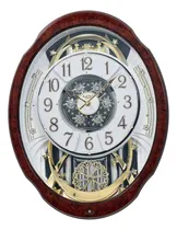 Comprar Rhythm Clock S  Woodgrain Marvelous  Reloj De Movimiento Mág