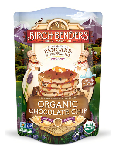 Birch Benders Organic Chocolate Chip Pancake Mix 454 G