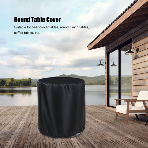 Funda De Mesa Redonda Impermeable Y Silla De Mesa Resistente