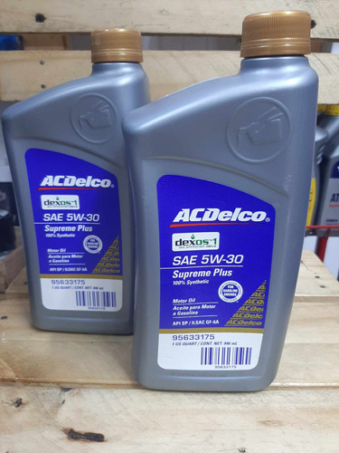 Aceite Full Sintético 5w-30 Acdelco 