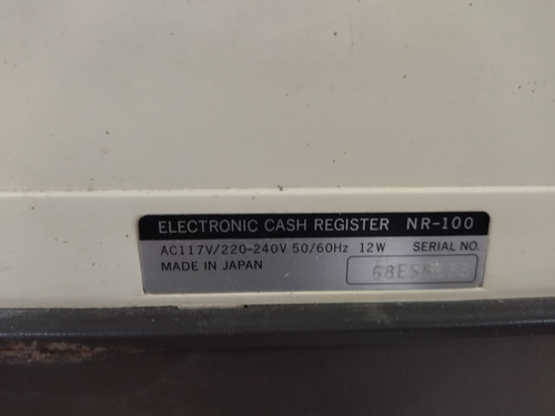 Caja Registradora De Vintage De Los 80 Funciona (Reacondicionado)
