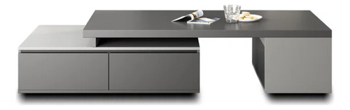 Mesa De Centro Moderna Extensible Beberly Negro Tu Mesita