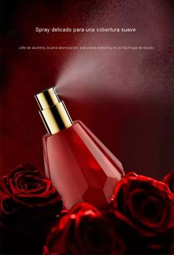 Perfume Di Xianger Red Rose para mujer, fragancia ligera y duradera, fragancia floral fresca