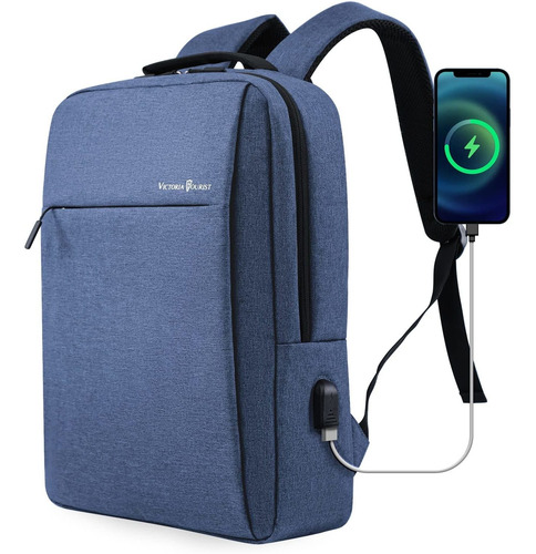 Laptop Backpack 15 6 Inch    Slim Durable Travel   Resi...