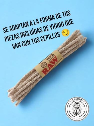 Cepillo Limpiador Bong Reforzada Pyrex Grinder Hiter Clipper