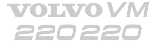 Kit Adesivos Emblema Caminhão Volvo Vm 220