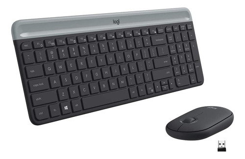Kit Inalámbrico Teclado Y Mouse Logitech Mk470 Slim Español