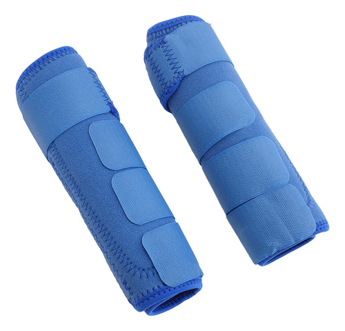 Botas Medicinales Deportivas Para Caballos, 1 Par, Azules, P