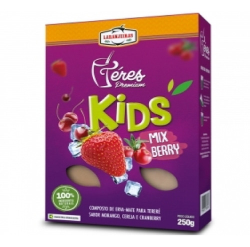 Erva Mate Tereré P/crianças Mix Berry Kids 250g