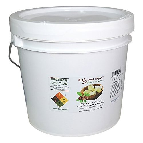 Shea Butter Orgánica Sin Refinar 1 Galón (8 Lbs.)