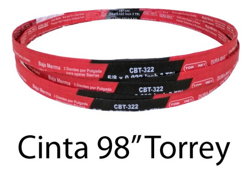 Sierra Cinta 98  De 5/8 Marca Torrey Cbt-322-98-5/8