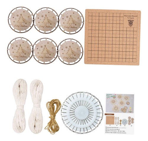 Juego De Manualidades Diy: Rodajas De Madera Establecer E
