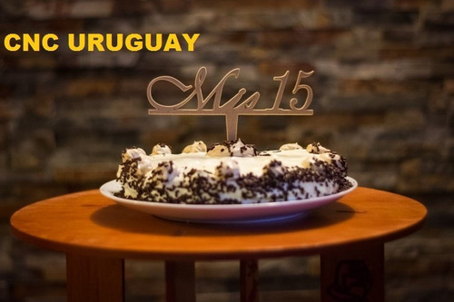 Imagen 3 de 3 de Topper Para Torta - Mi Primer Añito - Letras Decorativas