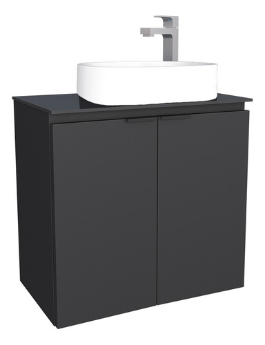 Mobília E Casa armário gabinete de banheiro tango cor da pia branco cor do móvel preto