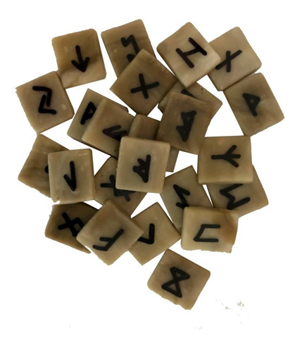 Runas Vikingas Artesanales Ceramica Fria + Guia