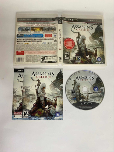 Jogo Para Ps3 Assassins Creed 3 Original Mídia Física 44