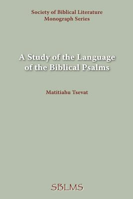 Libro A Study Of The Language Of The Biblical Psalms - Ts...