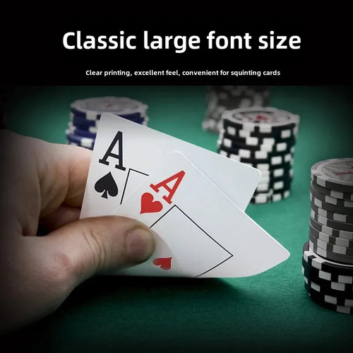 Poker Cards Jinxi Plastic 63x88 Mm, Logotipo Personalizable