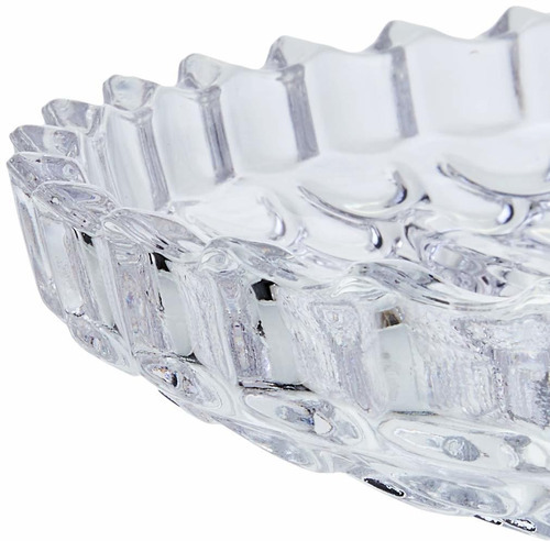 Petisqueira Pineapple 3 Divisões Cristal 4x23cm Lyor Cor Incolor