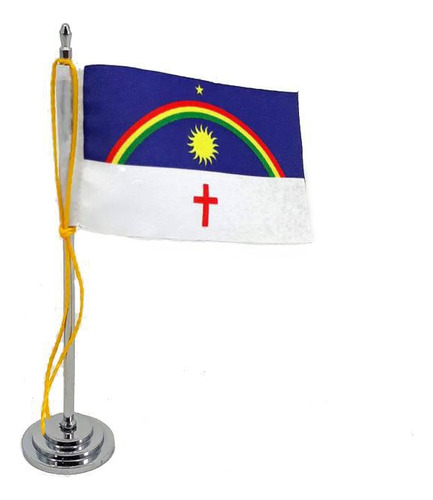 Mini Bandeira Mesa Pernambuco Mastro 15 Cm