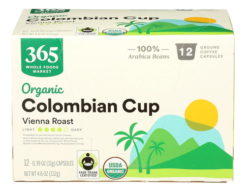 Café Orgánico En Sobres Vienna Roast 12 Ud 130 G
