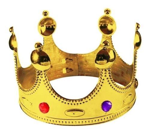 Coroa Príncipe Dourada Coroa Regulável - Cor Dourado